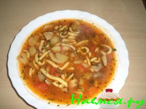 Суп гуляш по-Венгерски