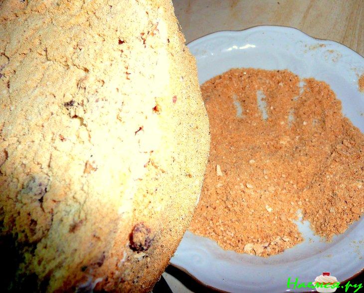 Торт "Киевский" с кремом на сгущенке, какао и коньяке Торт "Киевский" с кремом на сгущенке, какао и коньяке