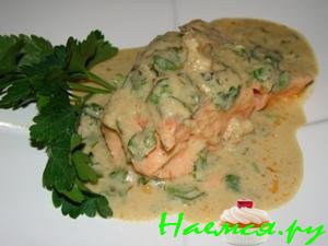 Форель в соусе 'Экспромт' Форель в соусе 'Экспромт'