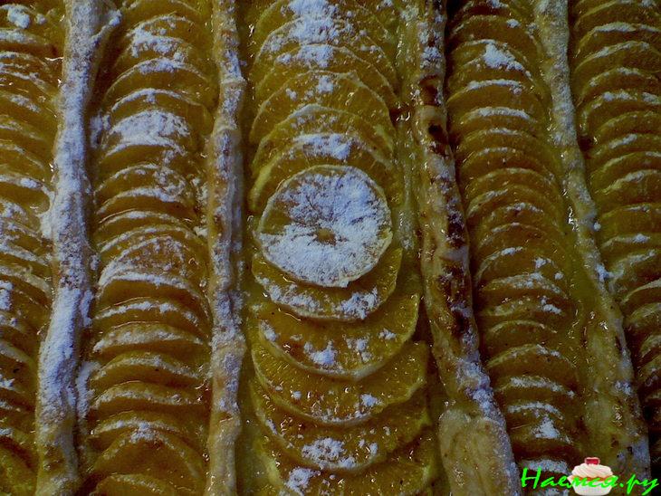 "Цитрусовый рай" (слоёный пирожок) "Цитрусовый рай" (слоёный пирожок)