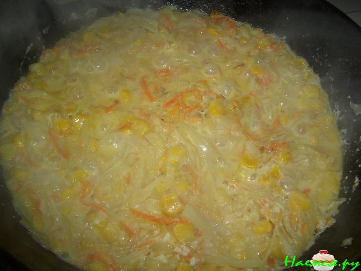 Шарики из говядины с овощами