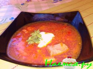 Борщ по-украински 