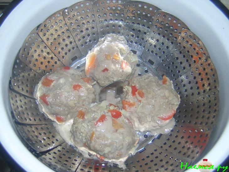 Котлеты с болгарским перцем