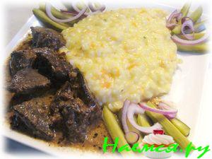 Нежная печень в сливочном соусе