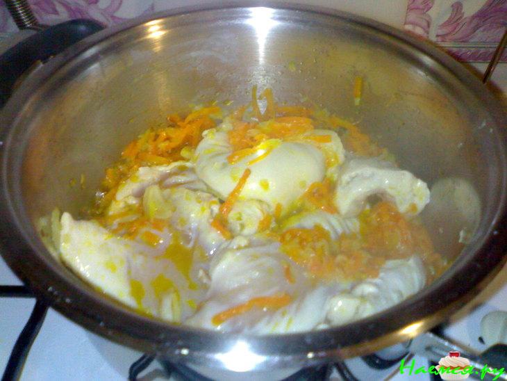 Нежный куриный крем-суп