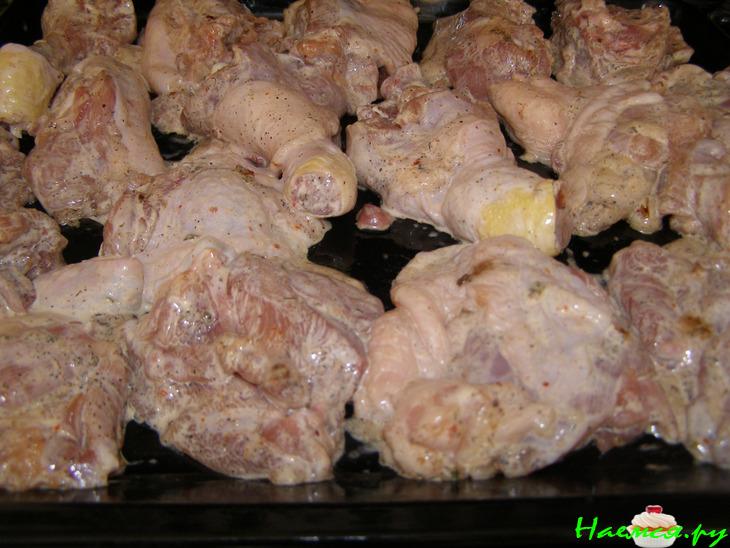 Запеченные окорочка