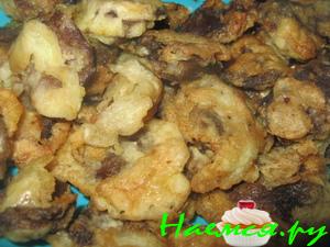 Куриные сердечки в кляре