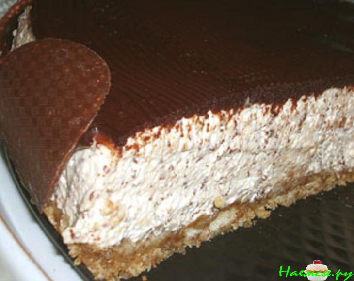 Кофейно-творожный чизкейк