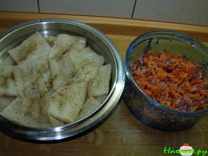 Филе сайды запечённое в сливочном соусе