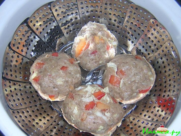 Котлеты с болгарским перцем