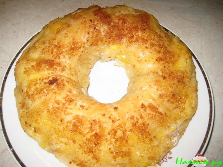 Штрудель с тыквой и творогом на скорую руку