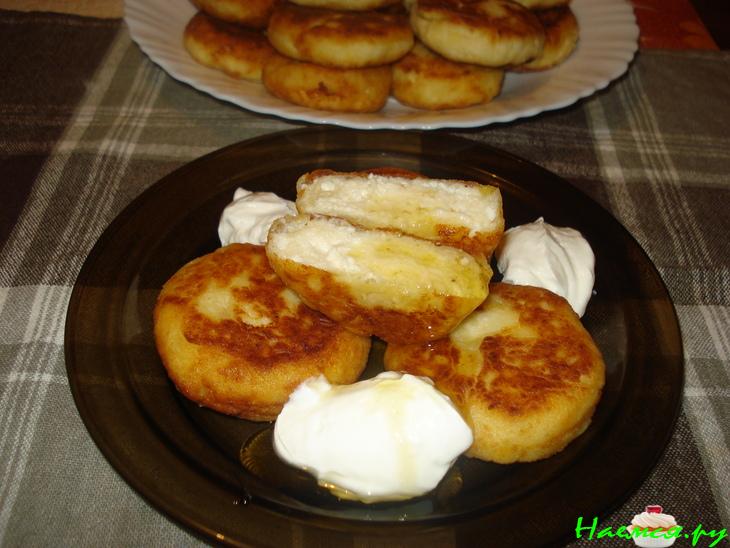 Сырники с бананами