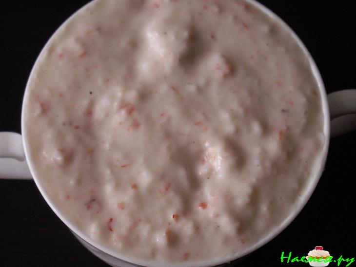 Пицца с креветочным соусом на основе бешамель