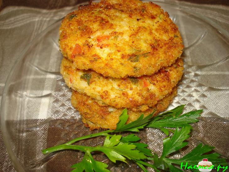 Рисовые котлетки с сыром и зеленью