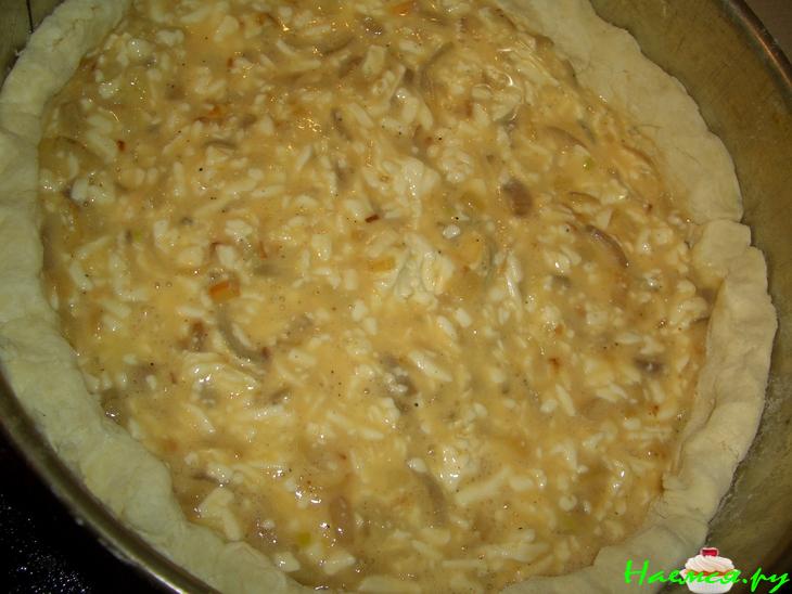 Пирог с плавлеными сырками