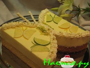 Торт 'Бабочка' с лимонным желе Торт 'Бабочка' с лимонным желе