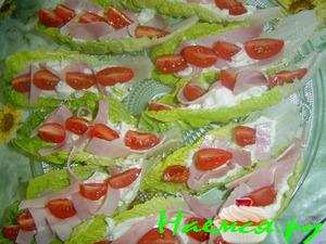 Салат-закуска "Лодочки"