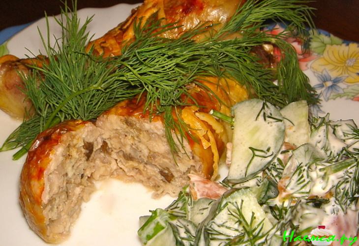 Фаршированные куриные ножки Фаршированные куриные ножки