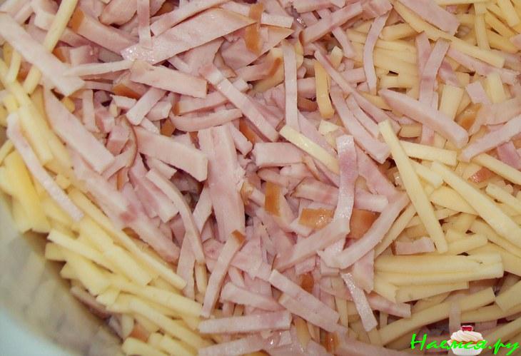 Салат ветчинный "Вкусняшка"