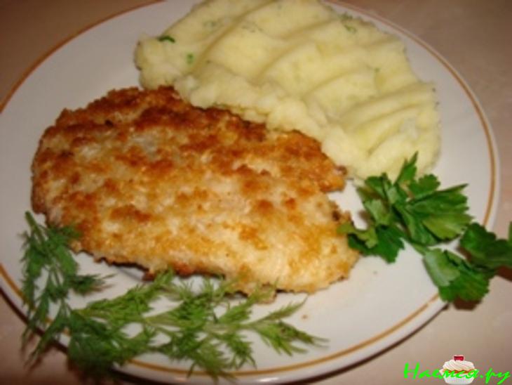 Рыбное филе в кокосовой панировке