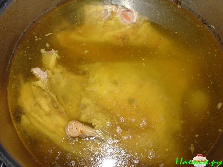 Суп с щавелем и сливочным сыром (Вариант)