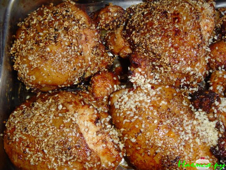 Цыпленок в кунжуте Цыпленок в кунжуте