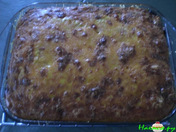 Сырно-рыбно-грибная запеканка