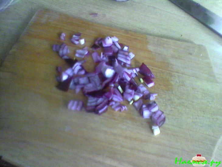 Салат с сельдью и свежим огурчиком