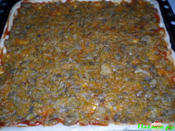 Грибная пицца "Для всей семьи"