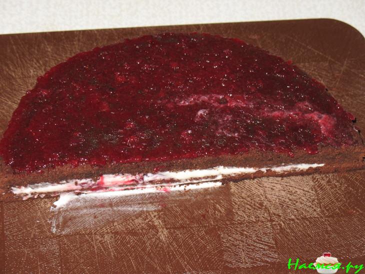 Шоколадный пирог с имбирем и тортик из него Шоколадный пирог с имбирем и тортик из него