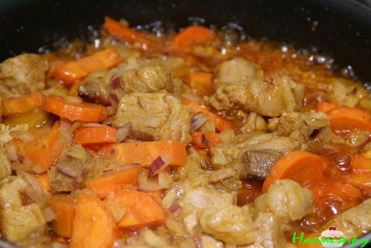 Узбекский плов с барбарисом и тмином Узбекский плов с барбарисом и тмином