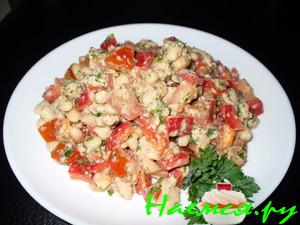 Салат "Любителям Печени Трески"