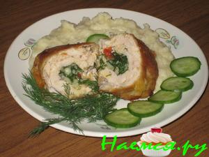 Котлеты по-киевски с паприкой и чесноком