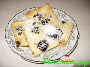 Клафути с черешней