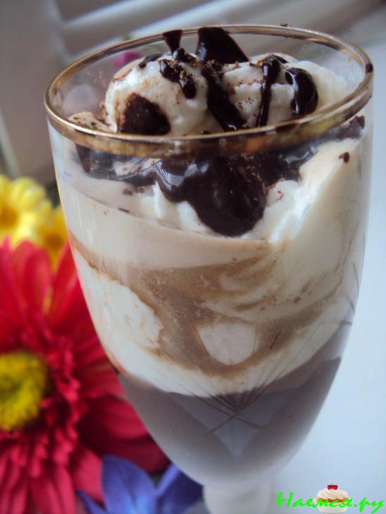 Кофе по-венски со сливками