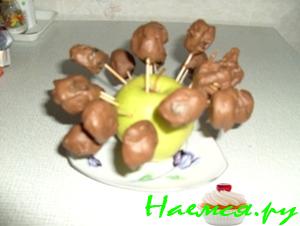 Слива в шоколаде