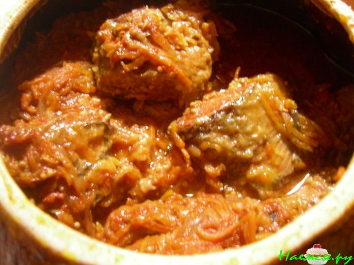 Рыба в томате (ледяная)