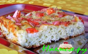 Сырный пирог с зеленью (типа Пиццы)