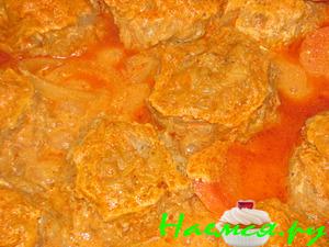 Ленивые голубцы с морковью