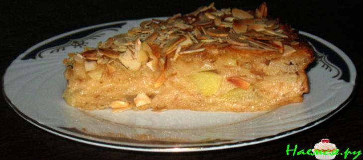 Яблочный пирог из мацы
