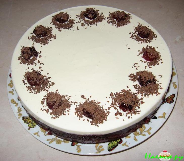 Торт бисквитный 'Вишневый'