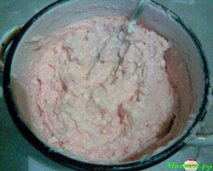 Вишнево-творожный пирог