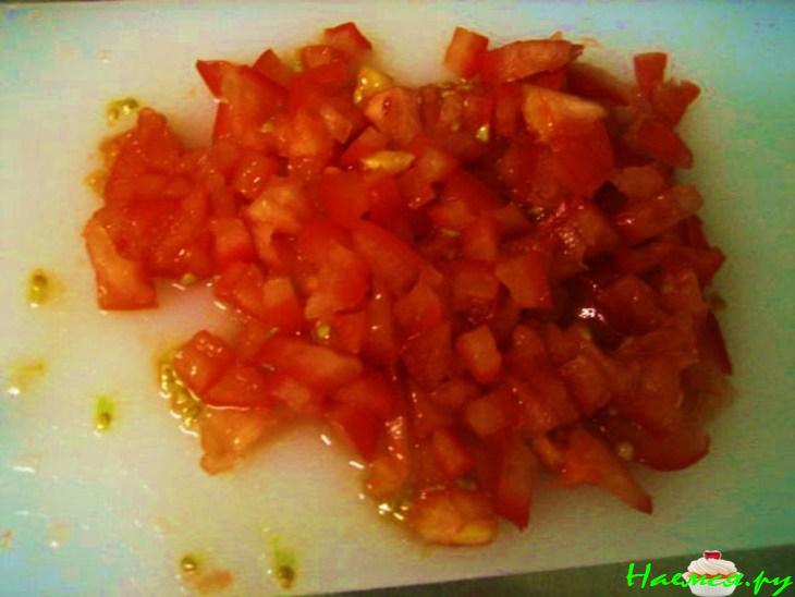 Макароны с креветками и помидорами Макароны с креветками и помидорами