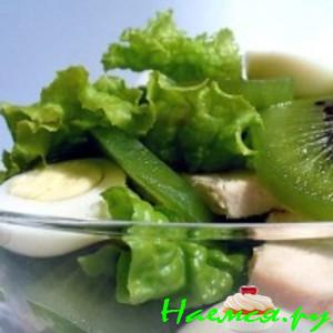 Салат с киви и курицей Салат с киви и курицей
