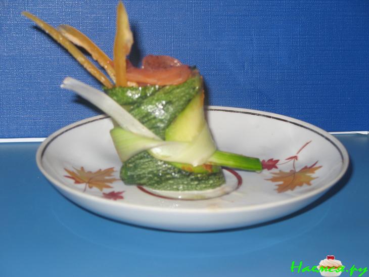 Цуккини с рыбкой