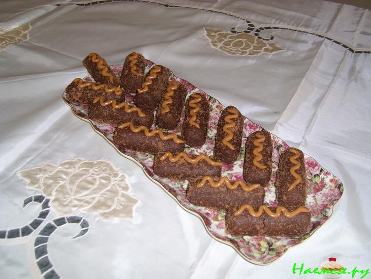 Пирожное бисквитное с кремом "Картошка"