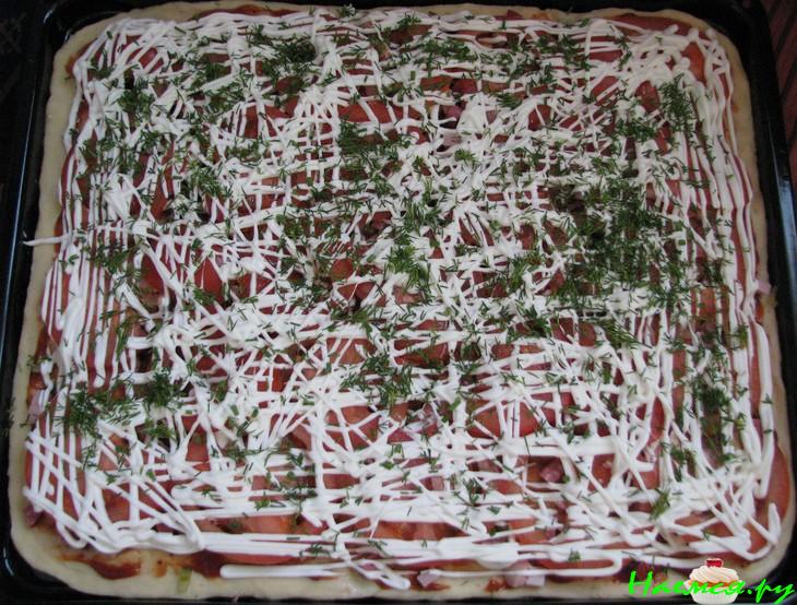 Пицца на кефире