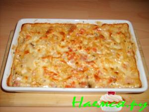 Запеканка макаронная "быстрая" Запеканка макаронная "быстрая"
