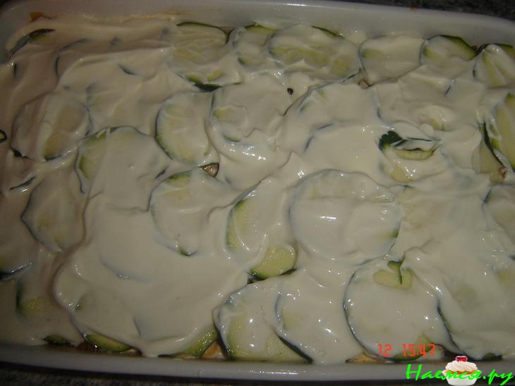 Запеканка «Цуккини-мозайка»