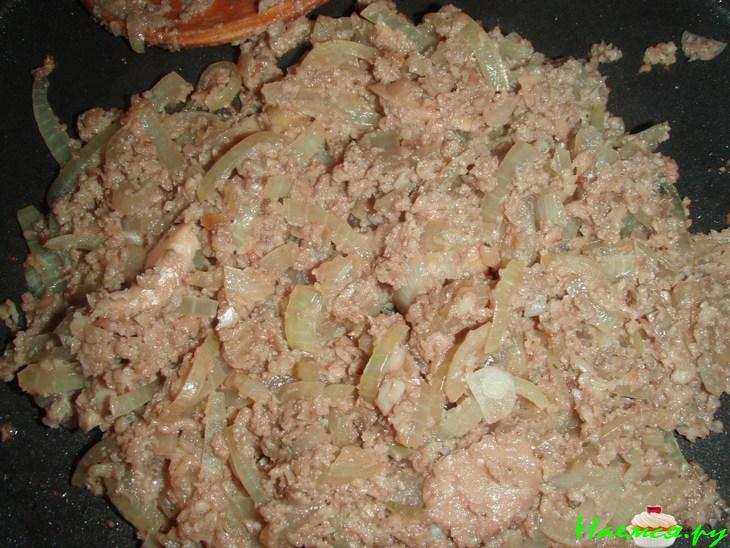 Грибной салат с фасолью